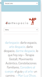 Mobile Screenshot of dartespacio.com
